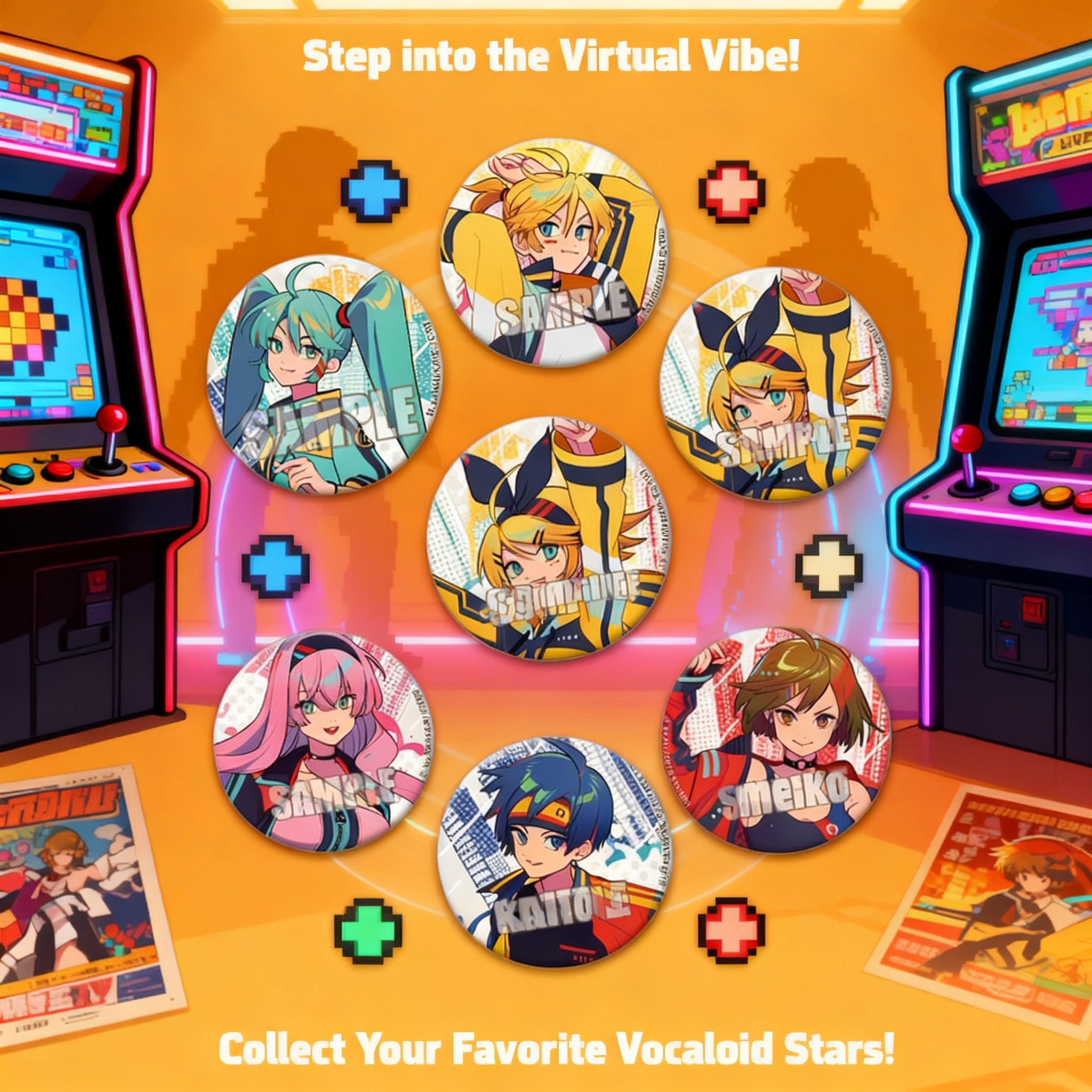 Anime Fan Merchandise - Hatsune Miku Kagamine Rin Len Luka