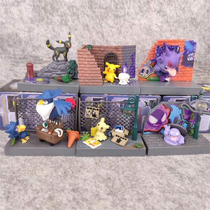 6pcs/set Anime Pokemon Town Se - Pokemon Anime Merchandise recensie en prijs