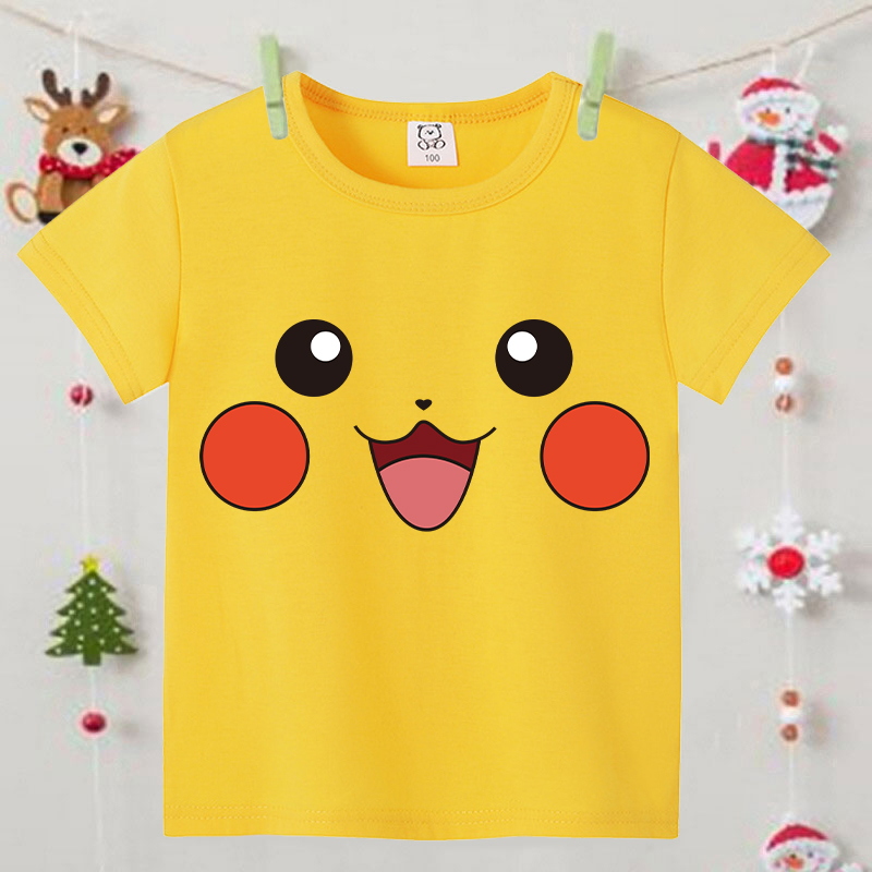 Pokemons Yellow Cute Short-sle - Pokemon Anime Merchandise recensie en prijs